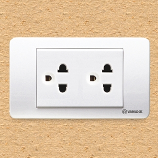 Công tắc ổ cắm Sino Vanloock  S18A , S19